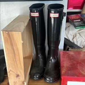 Hunter Black Rain Boots